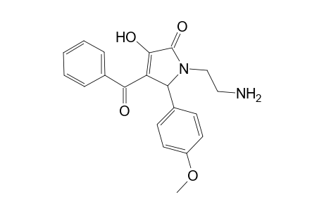 1-(2-Amino-ethyl)-4-benzoyl-3-hydroxy-5-(4-methoxy-phenyl)-1,5-dihydro-pyrrol-2-one