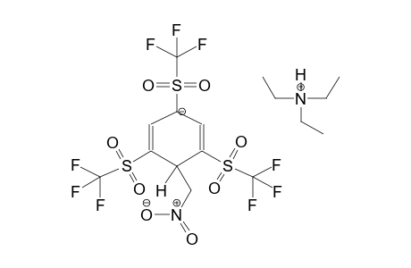 TRIETHYLAMMONIUM 1-NITROMETHYL-2,4,6-TRIS(TRIFLUOROMETHYLSULPHONYL)-2,5-CYCLOHEXADIENOATE