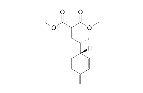 Methyl (4S)-2-(methoxycarbonyl)-4-[1'(R)-4'-methylidenecyclohex-2'-enyl]pentanoate