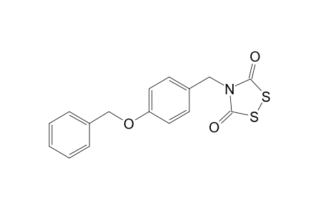 4-[p-(Benzyloxy)benzyl]-1,2,4-dithiazolidine-3,5-dione