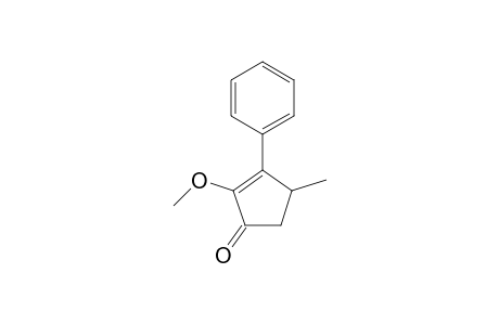 2-Methoxy-4-methyl-3-phenylcyclopent-2-en-1-one