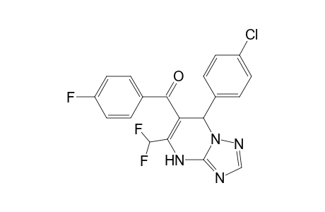 Methanone, [7-(4-chlorophenyl)-5-(difluoromethyl)-4,7-dihydro[1,2,4]triazolo[1,5-a]pyrimidin-6-yl](4-fluorophenyl)-
