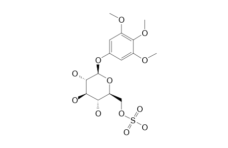 3,4,5-TRIMETHOXYPHENYL-1-O-BETA-D-(6-SULPHO)-GLUCOPYRANOSIDE