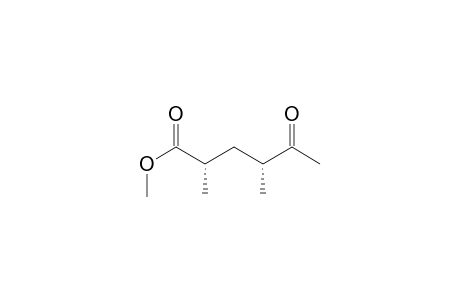 Methyl (2S,4R)-2,4-dimethyl-5-oxohexanoate