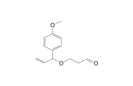 3-[1-(4-methoxyphenyl)prop-2-enoxy]propionaldehyde
