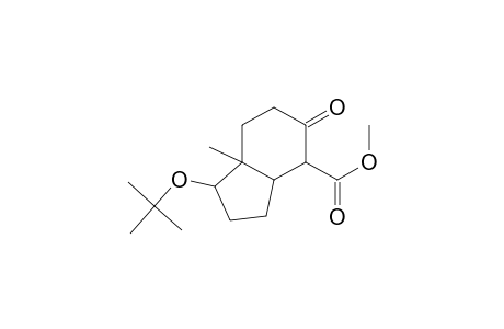 Methyl 1-Methyl-4-oxo-9-t-butoxybicyclo[4.3.0]nonan-5-carboxylate