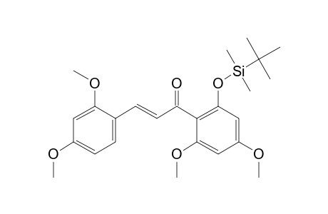 2'-(Tert.-butyldimethylsilyl)oxy-2,4,4',6'-tetramethoxychalcone