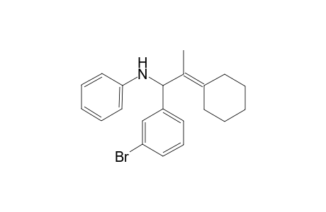 N-(1-(3-Bromophenyl)-2-cyclohexylidenepropyl)aniline