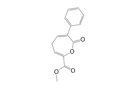 4,7-Dihydro-7-oxo-6-phenyloxepin-2-carboxylic acid-methylester