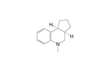 (3aRS,9bSR)-(??)-5-Methyl-2,3,3a,4,5,9b-hexahydro-1H-cyclopenta-[c]quinoline