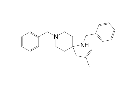 4-(2-Methylprop-2-en-1-yl)-N,1-di(phenylmethyl)piperidin-4-amine