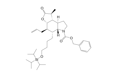 (1aR,1S,3aS,4R,5R,5aR,8aR)-4-Allyl-5-(4-((triisopropylsilyl)oxy)butyl)-1-methyl-2-oxodecahydro-3-oxa-6-aza-as-indacene-6-carboxylic acid Benzyl ester