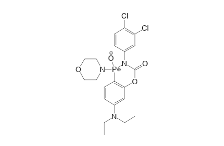 2-(3,4-Dichlorophenyl)-6-diethylamino-1-morpholin-4-yl-1.lammda.(5)-2,4,1-benzoxazaphosphinan-3-one-1-oxide