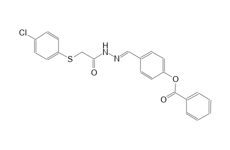 benzoic acid, 4-[(E)-[2-[2-[(4-chlorophenyl)thio]acetyl]hydrazono]methyl]phenyl ester