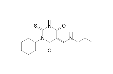 (5E)-1-cyclohexyl-5-[(isobutylamino)methylene]-2-thioxodihydro-4,6(1H,5H)-pyrimidinedione