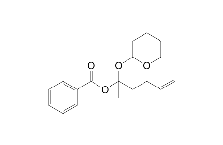 2-Benzoyloxy-2-(tetrahydropyran-2-yl)oxy-5-hexene