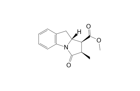 1-Carbomethoxy-2-methyl-3-oxo-1,2,9,9a-tetrahydropyrrolo[1,2-a]indole