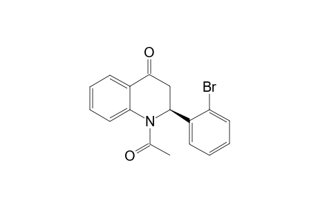(S)-1-acetyl-2-(2-bromophenyl)-2,3-dihydroquinolin-4(1H)-one