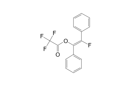 1-Fluoro-2-(trifluoroacetoxy)-1,2-diphenylethene