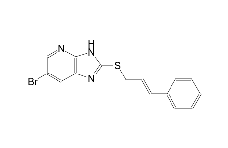 6-bromo-3H-imidazo[4,5-b]pyridin-2-yl (2E)-3-phenyl-2-propenyl sulfide