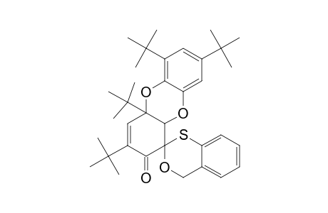 3',4A',6'8'-TETRA-TERT.-BUTYL-4A',10A'-DIHYDROSPIRO-[4H-3,1-BENZOXATHIIN-2,1'(2'H)-DIBENZODIOXIN]-2'-ONE