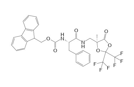 (5S)-2,2-Bis(trifluoromethyl)-[N-(9-fluorenylmethoxycarbonyl)phenylalanylaminomethyl]-5-methyl-1,3-dioxolan-4-one