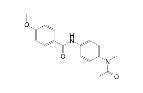 N-{4-[acetyl(methyl)amino]phenyl}-4-methoxybenzamide