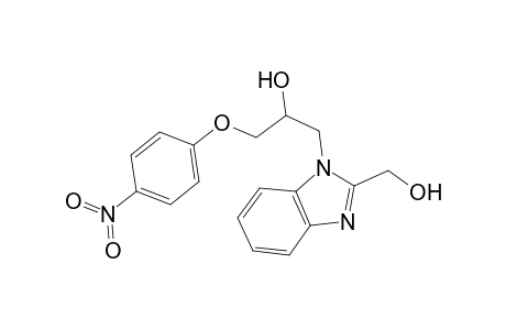1-(2-Hydroxymethyl-benzoimidazol-1-yl)-3-(4-nitro-phenoxy)-propan-2-ol