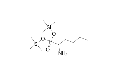 Phosphonic acid, (1-aminopentyl)-, bis(trimethylsilyl) ester