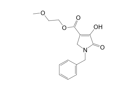 1-benzyl-4-hydroxy-5-oxo-3-pyrroline-3-carboxylic acid, 2-methoxyethyl ester