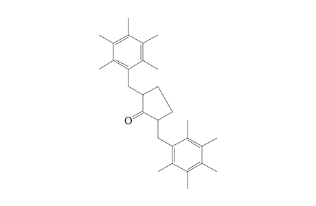 2,5-BIS(2,3,4,5,6-PENTAMETHYLBENZYL)CYCLOPENTANONE