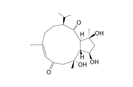 (1R,3S,3aR,5S,8Z,12R,12aR)-1,3,12-trihydroxy-3,8,12-trimethyl-5-propan-2-yl-1,2,3a,5,6,7,11,12a-octahydrocyclopenta[11]annulene-4,10-dione