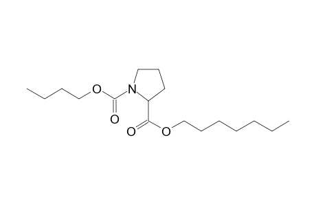 L-Proline, N-butoxycarbonyl-, heptyl ester