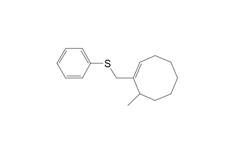 Cyclooctene, 8-methyl-1-[(phenylthio)methyl]-, (.+-.)-