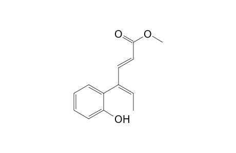(2E,4Z)-methyl 4-(2-hydroxyphenyl)hexa-2,4-dienoate