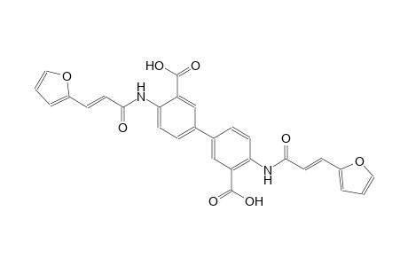 [1,1'-biphenyl]-3,3'-dicarboxylic acid, 4,4'-bis[[(2E)-3-(2-furanyl)-1-oxo-2-propenyl]amino]-