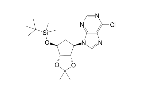 [(3aS,4S,6R,6aS)-6-(6-chloranylpurin-9-yl)-2,2-dimethyl-4,5,6,6a-tetrahydro-3aH-cyclopenta[d][1,3]dioxol-4-yl]oxy-tert-butyl-dimethyl-silane