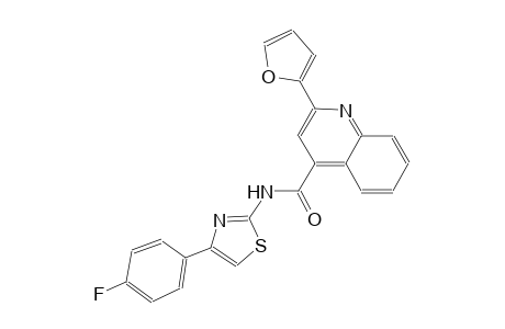 N-[4-(4-fluorophenyl)-1,3-thiazol-2-yl]-2-(2-furyl)-4-quinolinecarboxamide