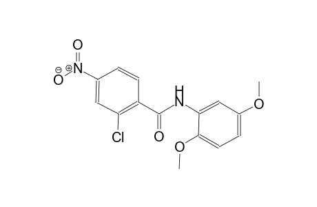2-Chloro-N-(2,5-dimethoxyphenyl)-4-nitrobenzamide