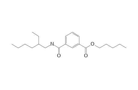 Isophthalic acid, monoamide, N-(2-ethylhexyl)-, pentyl ester