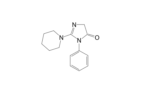 1-Phenyl-2-(1-piperidinyl)-4H-imidazol-5-one
