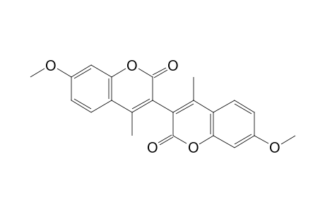 7,7'-Dimethoxy-4,4'-dimethyl-3,3'-bicoumarin