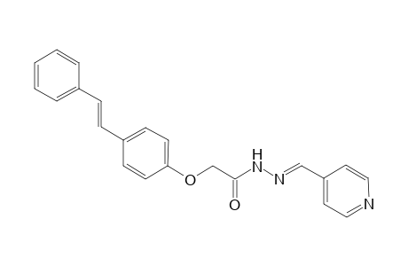 N(1)-[(Stilbenyloxy)methylenecarbonyl]-N(2)-(4"-pyridin-1"-yl)hydrazone