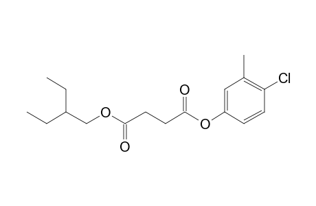 Succinic acid, 4-chloro-3-methylphenyl 2-ethylbutyl ester