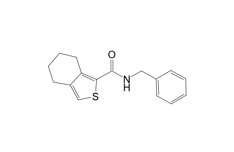 N-(phenylmethyl)-4,5,6,7-tetrahydro-2-benzothiophene-1-carboxamide