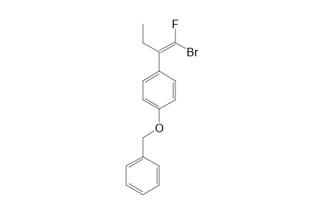 1-BROMO-1-FLUORO-2-(4'-BENZYLOXYPHENYL)-BUTENE;MAJOR-ISOMER