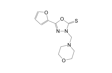 5-(2-furyl)-3-(4-morpholinylmethyl)-1,3,4-oxadiazole-2(3H)-thione
