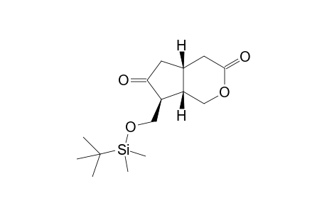 (4aR,7S,7aS)-Tetrahydro-6-oxo-7-(tert-butyldimethylsilyloxymethyl)cyclopenta[c]pyran-3(1H)-one