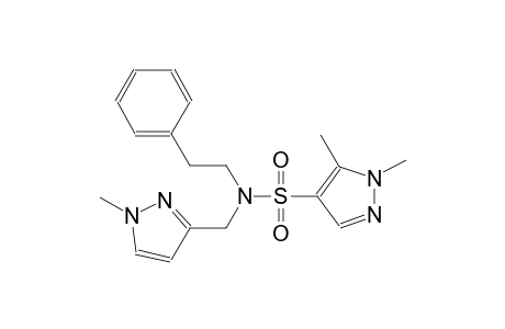 1H-pyrazole-4-sulfonamide, 1,5-dimethyl-N-[(1-methyl-1H-pyrazol-3-yl)methyl]-N-(2-phenylethyl)-