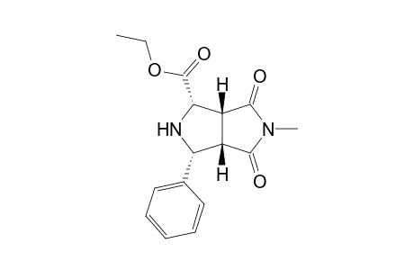 Ethyl (1S,3R,3aS,6aR)-5-methyl-3-phenyl-4,6-dioxooctahydropyrrolo[3,4-c]pyrrole-1-carboxylate